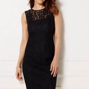 NY&Co Eva Mendes Jackie Bow Back Lace Dress - 8